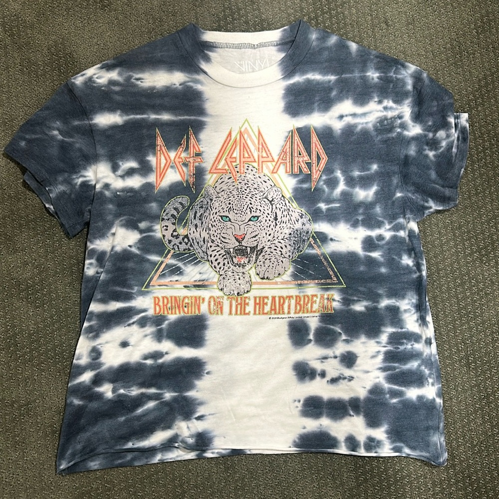 Def Lepard tie dye tee